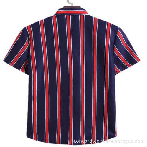 branded stripe mens shirts